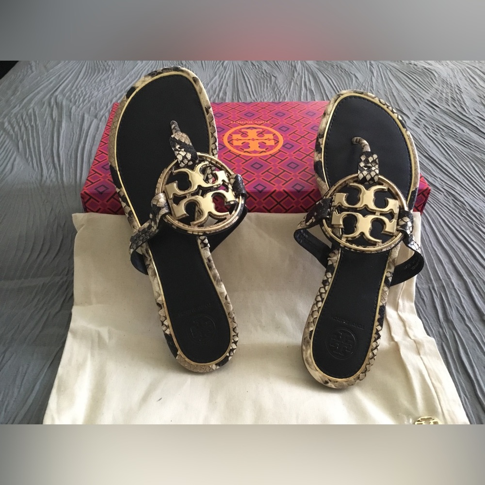 TORY metal Miller Gold size us 8